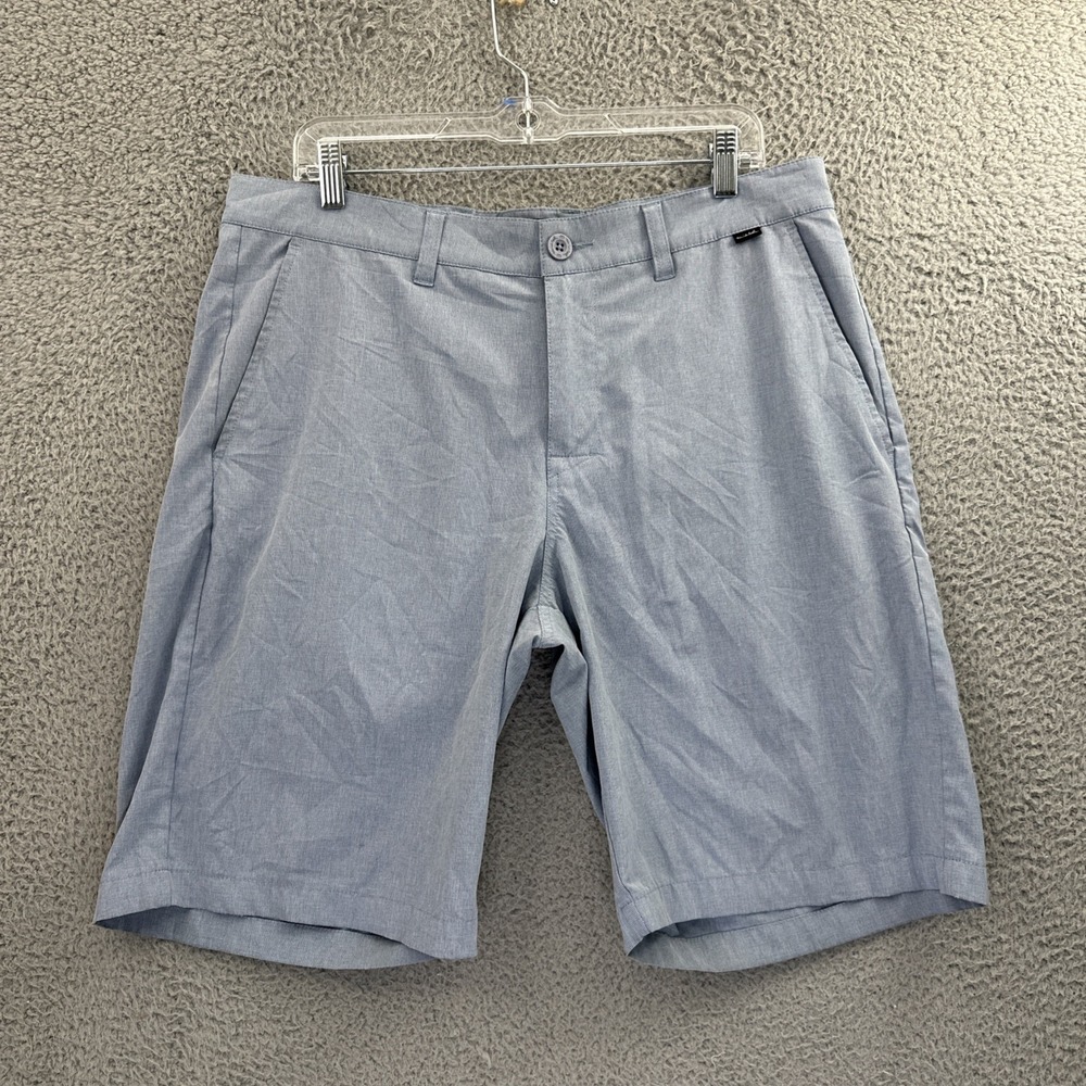Travis Mathew Performance Chino Shorts 10" Blue Golf Preppy Stretch Men's 34